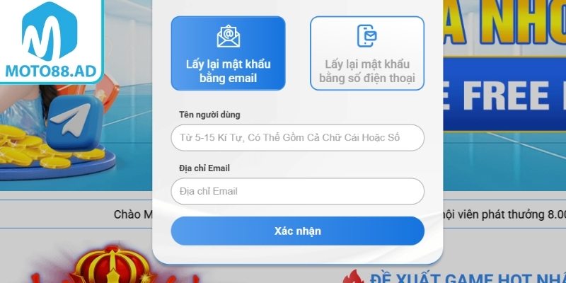 Hướng dẫn đổi mật khẩu mới