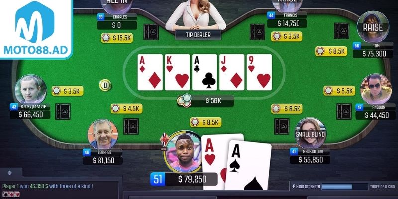 Góc nhìn tổng quan về Poker MOTO88 tại nhà cái uy tín
