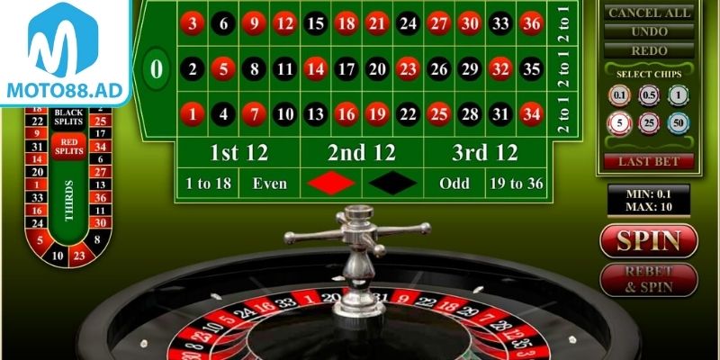 Tổng quan về Roulette MOTO88 và sức hút của trò chơi
